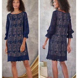 Sundance Emma Graceful Navy Lace dress